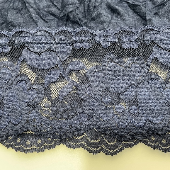 Maurice’s Women’s Dark Navy Lace Trim Crinkle Cami Size XXL - Picture 10 of 14